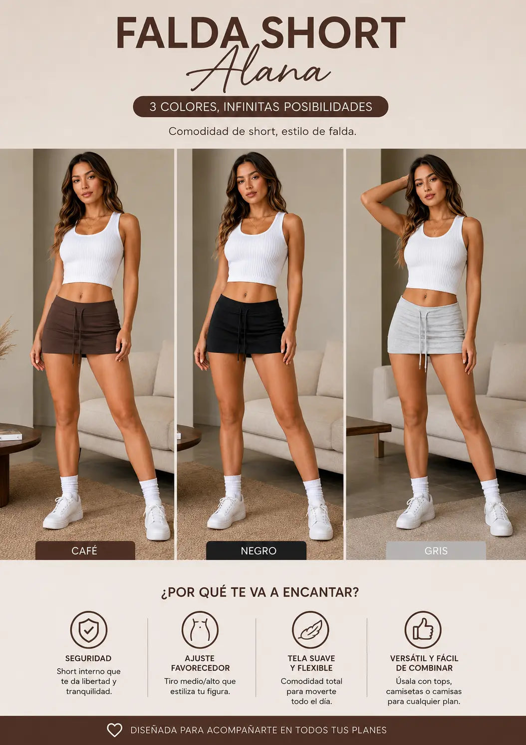 FALDA-SHORT ALANA